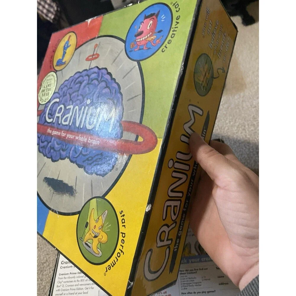 Vintage Cranium Board Game 1998 2002 Edition Family Party Game